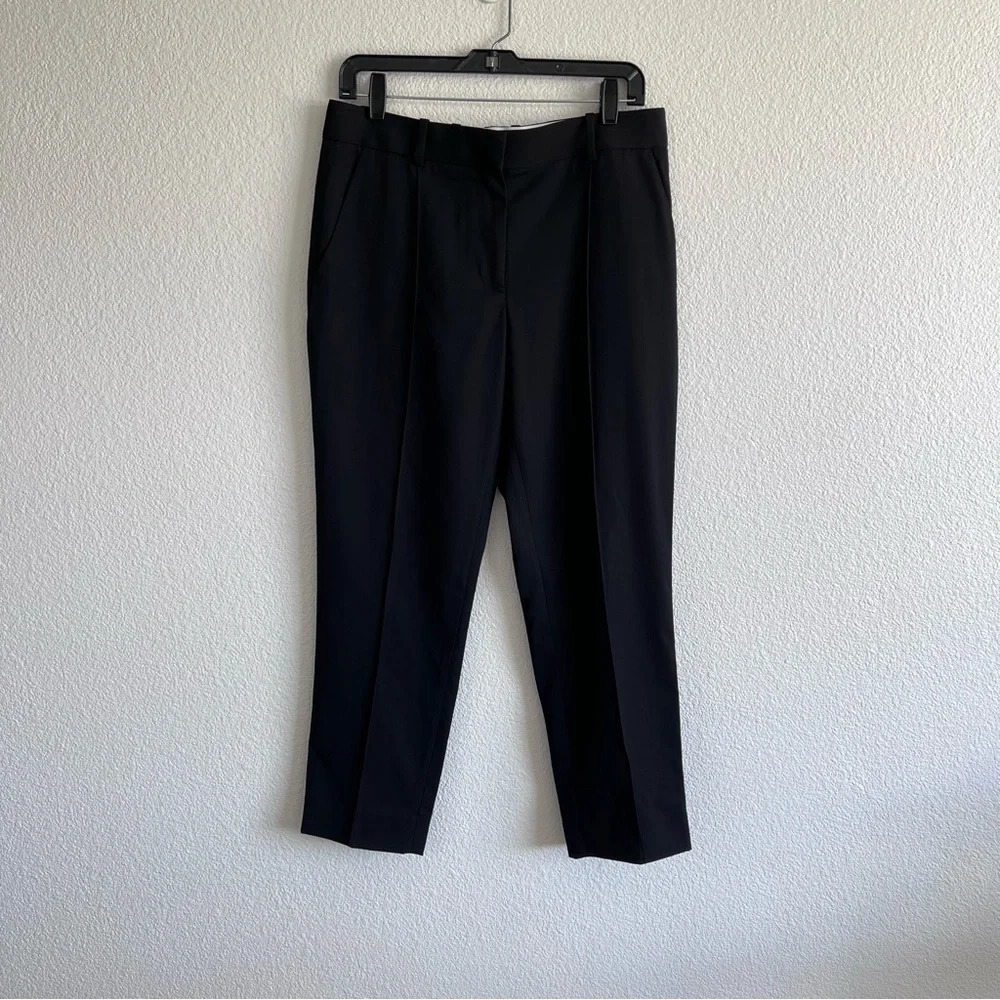Everlane Black Tailored High-Rise Ankle Pants- 100% wool